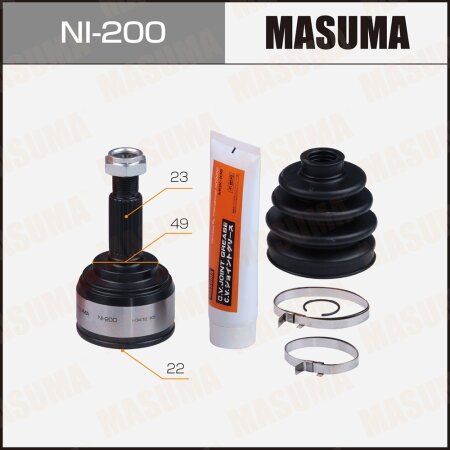 ШРУС наружный Masuma, NI-200