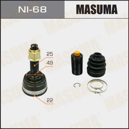 ШРУС наружный Masuma, NI-68