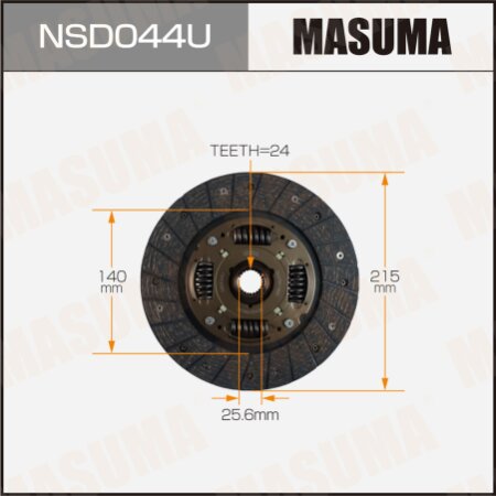 Диск сцепления Masuma, NSD044U