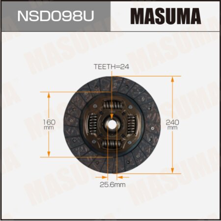 Диск сцепления Masuma, NSD098U