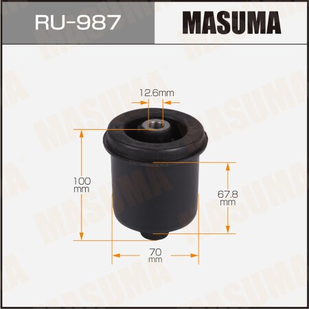 Silent block suspension bush Masuma, RU-987