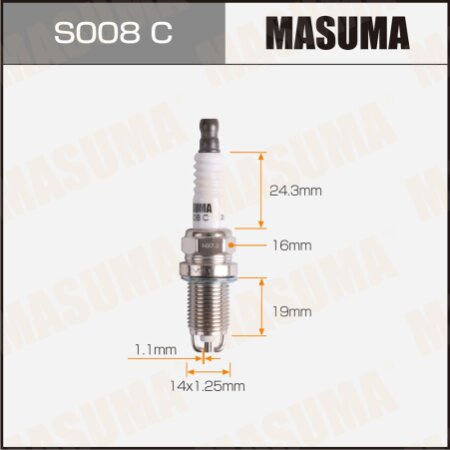 Spark plug nickel BKR6EKB-11(3583) Masuma, S008C