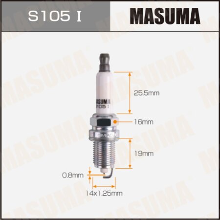 Spark plug Masuma iridium ZFR6V-G (8894), S105I
