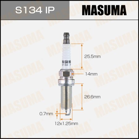 Свеча зажигания иридиeвая ILKAR8H6 (96024) Masuma, S134IP
