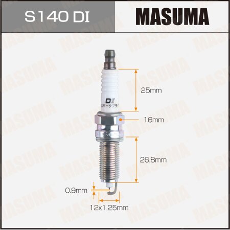 Свеча зажигания иридий+иридий LDK7RKI Masuma, S140DI