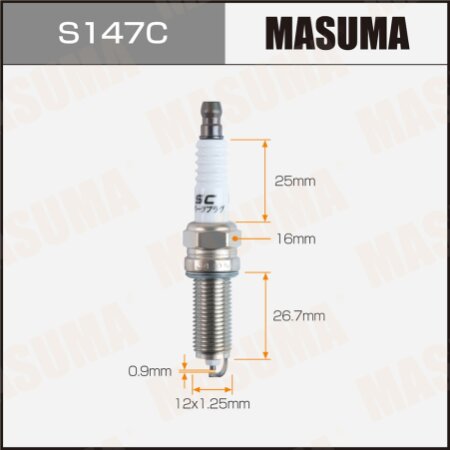 Свеча зажигания никелевая LKR6C (92483) Masuma, S147C