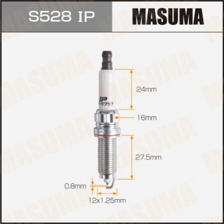Свеча зажигания иридий+платина SILZKBR8D8S Masuma, S528IP