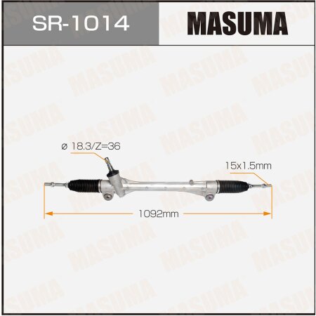 Рейка рулевая MASUMA (правый руль, ГУР), SR-1014