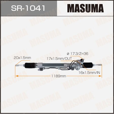 Рейка рулевая MASUMA (левый руль), SR-1041