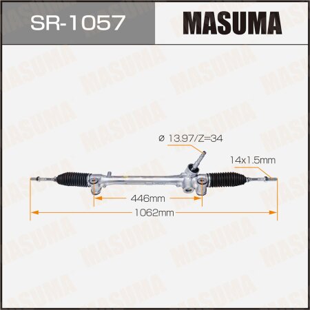 Рейка рулевая MASUMA (правый руль), SR-1057