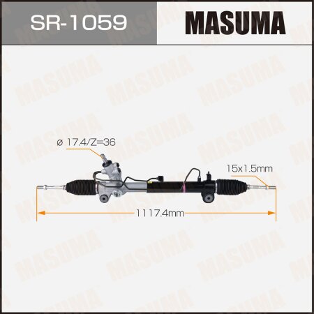 Рейка рулевая MASUMA (левый руль), SR-1059