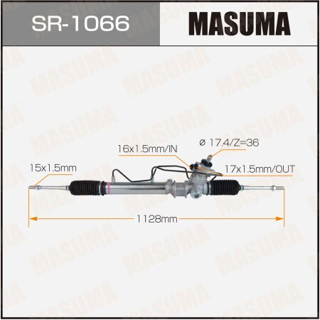 Рейка рулевая MASUMA (левый руль), SR-1066