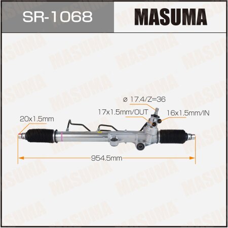 Рейка рулевая MASUMA (левый руль), SR-1068