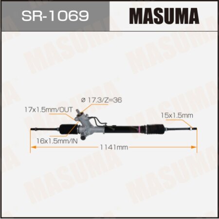 Рейка рулевая MASUMA (правый руль), SR-1069