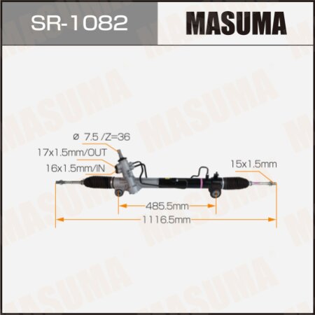 Рейка рулевая MASUMA (правый руль), SR-1082