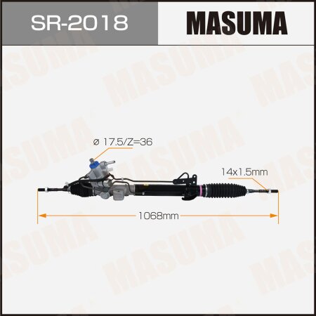 Рейка рулевая MASUMA (левый руль), SR-2018