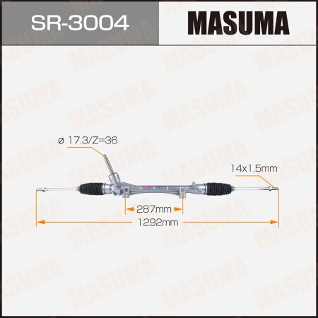 Рейка рулевая MASUMA (левый руль), SR-3004