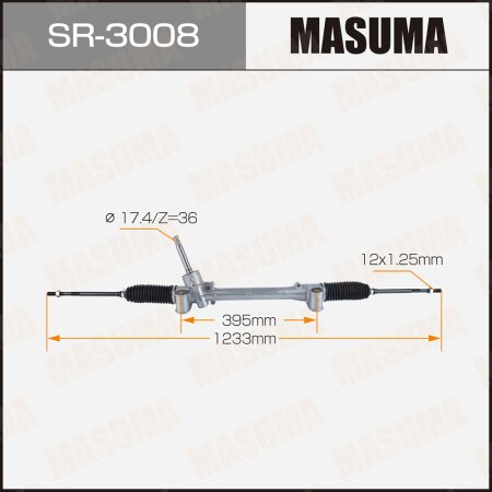 Рейка рулевая MASUMA (правый руль), SR-3008