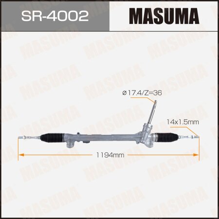 Gear assy, steering, SR-4002