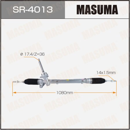 Рейка рулевая MASUMA (правый руль), SR-4013