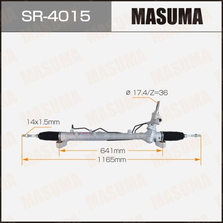Рейка рулевая MASUMA (левый руль), SR-4015