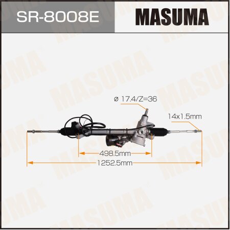 Gear assy, steering, SR-8008E