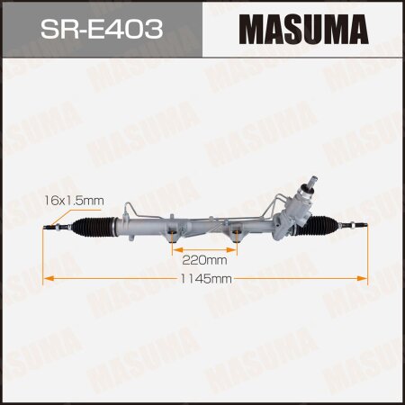 Рейка рулевая MASUMA (левый руль, ГУР), SR-E403