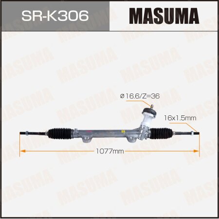 Рейка рулевая MASUMA (левый руль), SR-K306