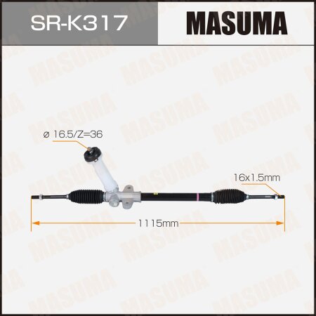 Рейка рулевая MASUMA (левый руль), SR-K317