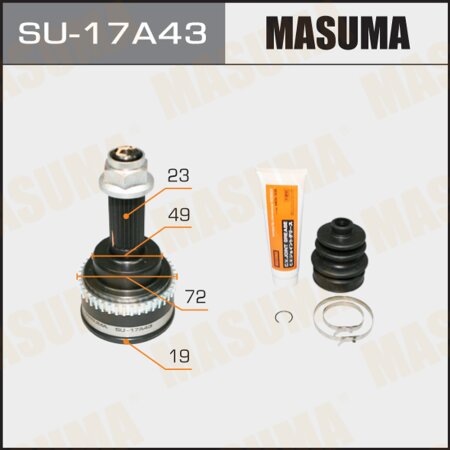 ШРУС наружный Masuma, SU-17A43