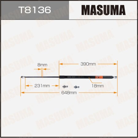 Упор газовый капота MASUMA, T8136