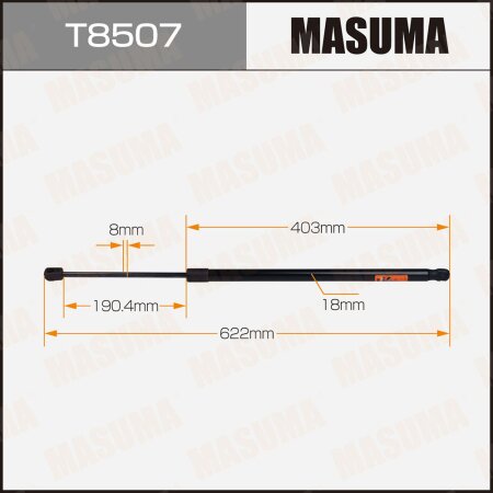 Упор газовый багажника MASUMA, T8507