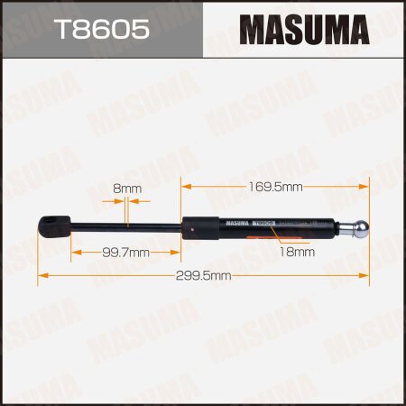 Упор газовый багажника MASUMA, T8605