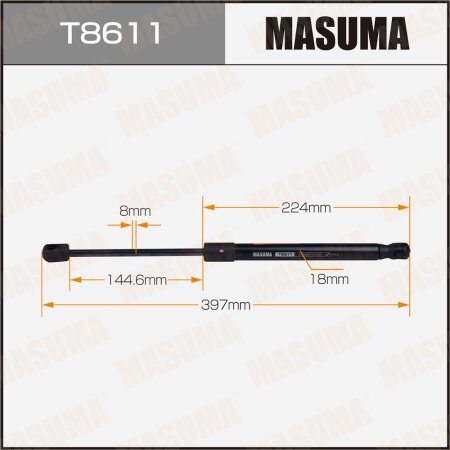Упор газовый багажника MASUMA, T8611