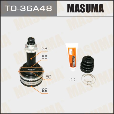 ШРУС наружный Masuma, TO-36A48