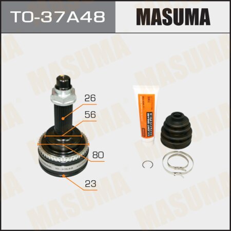 ШРУС наружный Masuma, TO-37A48