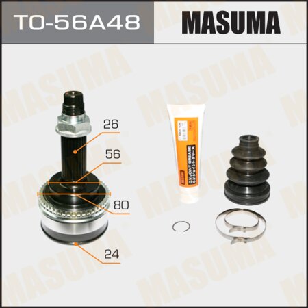 ШРУС наружный Masuma 24*56*26, TO-56A48