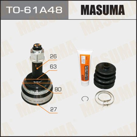 ШРУС наружный Masuma, TO-61A48