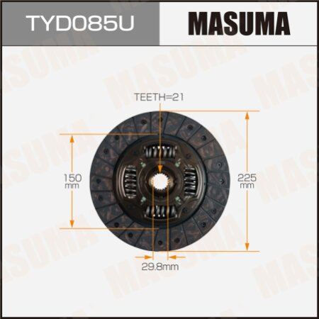Диск сцепления Masuma, TYD085U