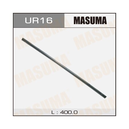 Лента щетки для каркасного стеклоочистителя (6 мм) Masuma, UR-16