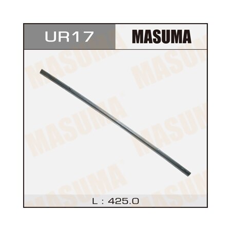 Лента щетки для каркасного стеклоочистителя (6 мм) Masuma, UR-17