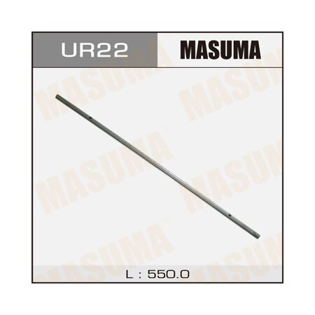 Rubber strip for framed wiper blade Masuma, 6mm, UR-22