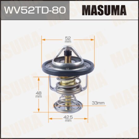 Thermostat Masuma, WV52TD-80
