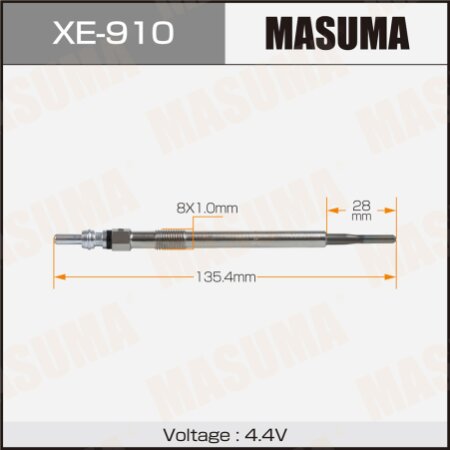 Свеча накаливания Masuma, XE-910