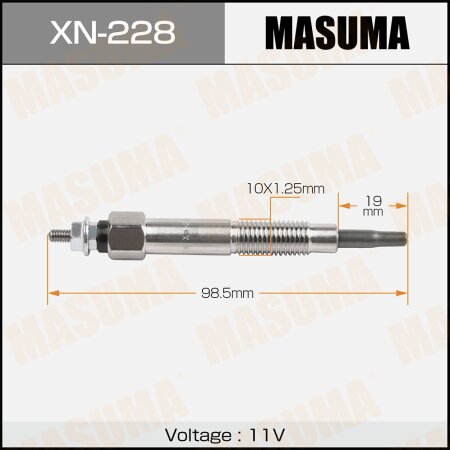 Свеча накаливания Masuma, XN-228