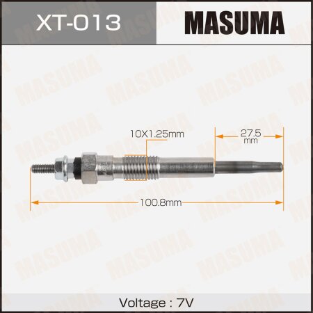 Свеча накаливания Masuma, XT-013