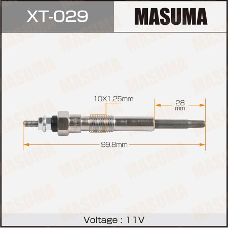 Свеча накаливания Masuma, XT-029