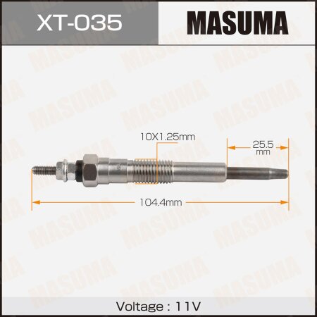 Свеча накаливания Masuma, XT-035