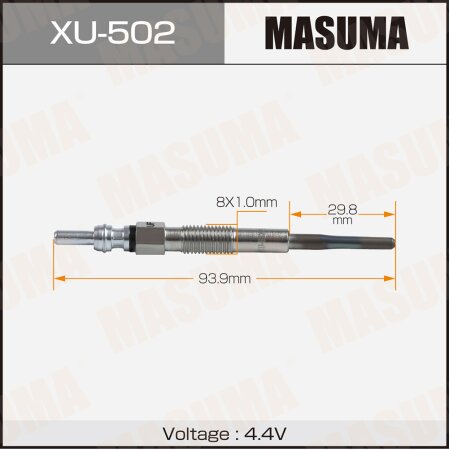 Свеча накаливания Masuma, XU-502