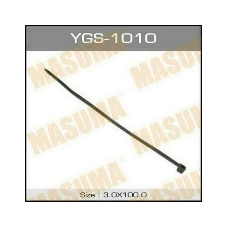 Хомут пластиковый MASUMA черный 3х100 (уп.100шт), YGS-1010